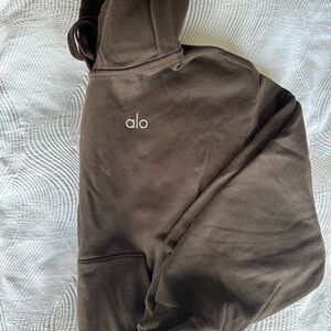 ALO Yoga Brown Hoodie